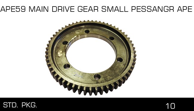 APE59 MAIN DRIVE GEAR SMALL PESSANGR APE